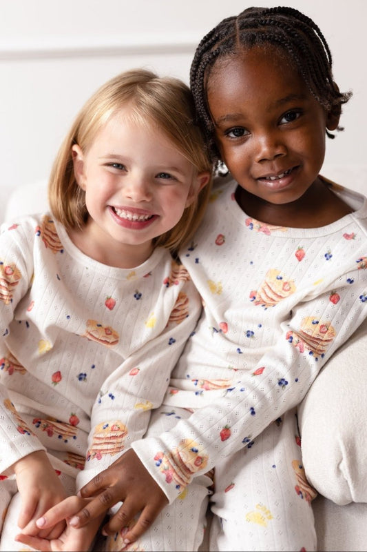 Mini Pointelle Pancake Club Pyjamas