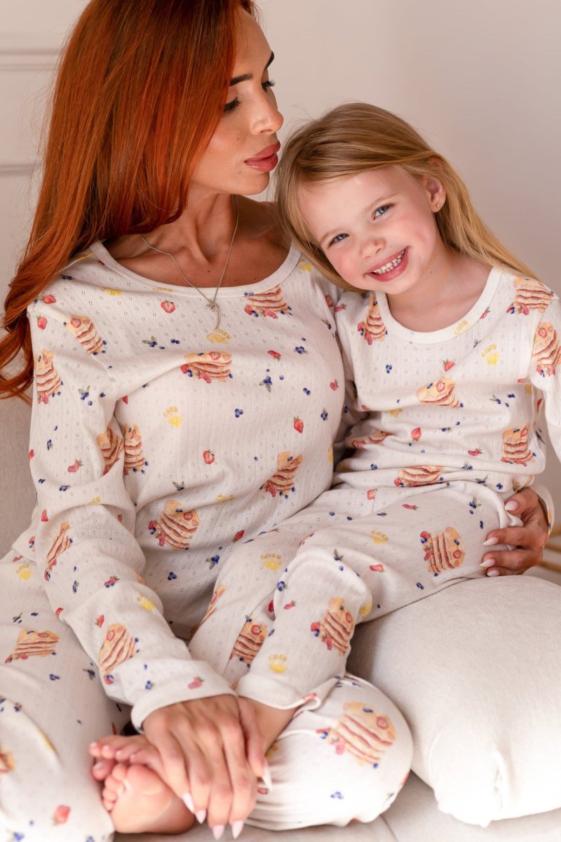 Mini Pointelle Pancake Club Pyjamas
