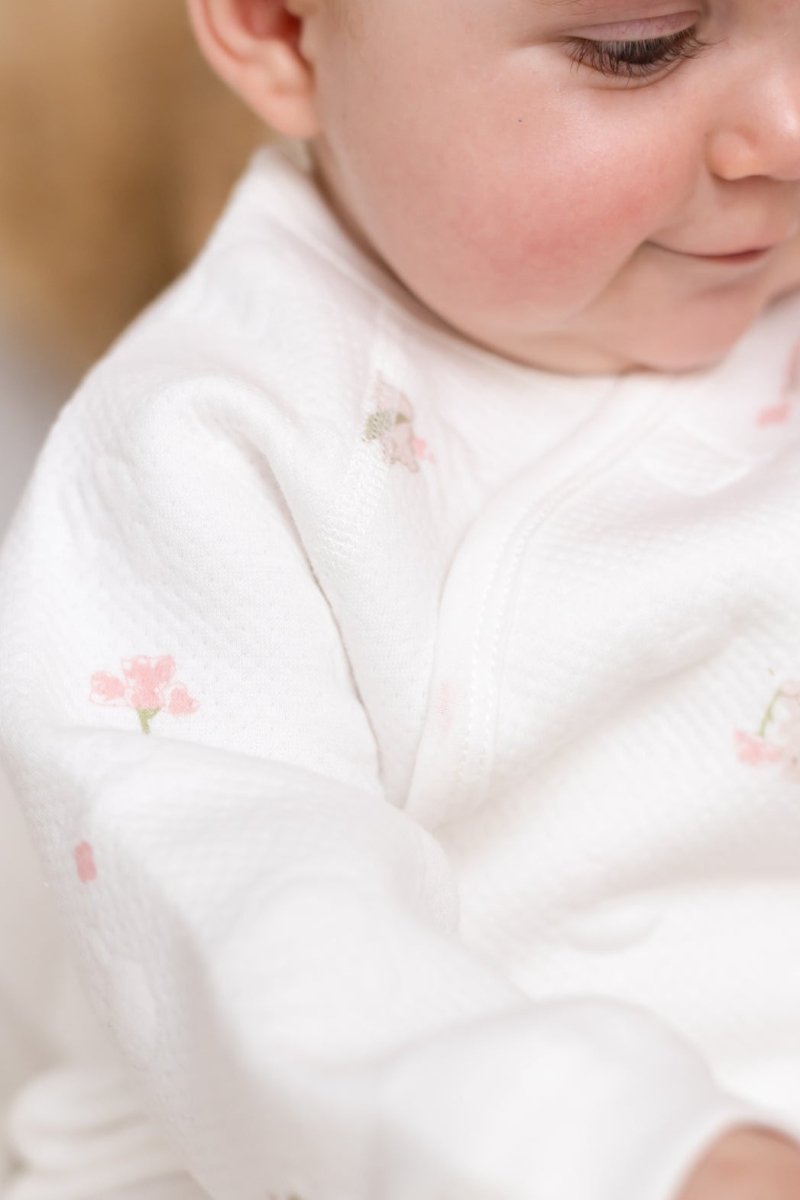 The Snuggle Bun Boucle Wrap Baby Grow Romper - Cozy Crew Club