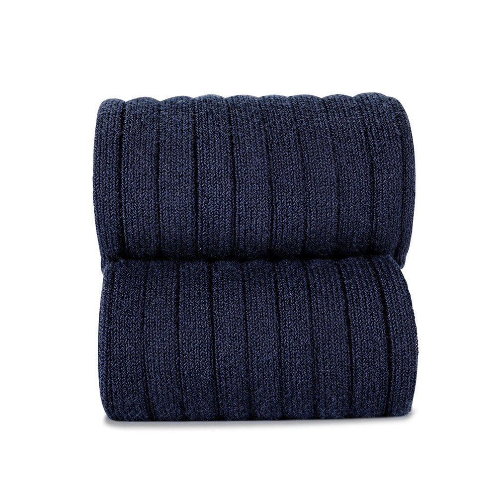 Condor navy ribbed tights - Rose & Albert
