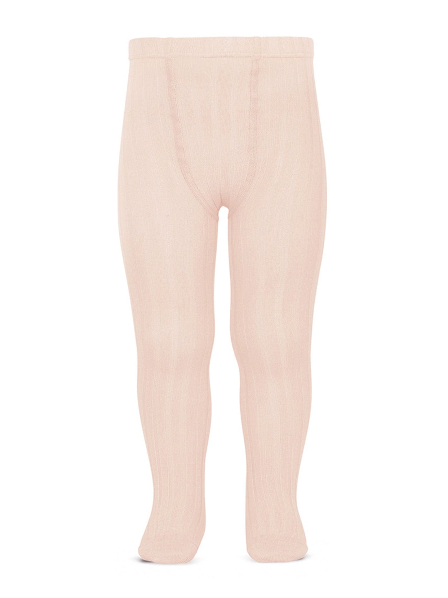 Condor nude pink ribbed tights - Rose & Albert