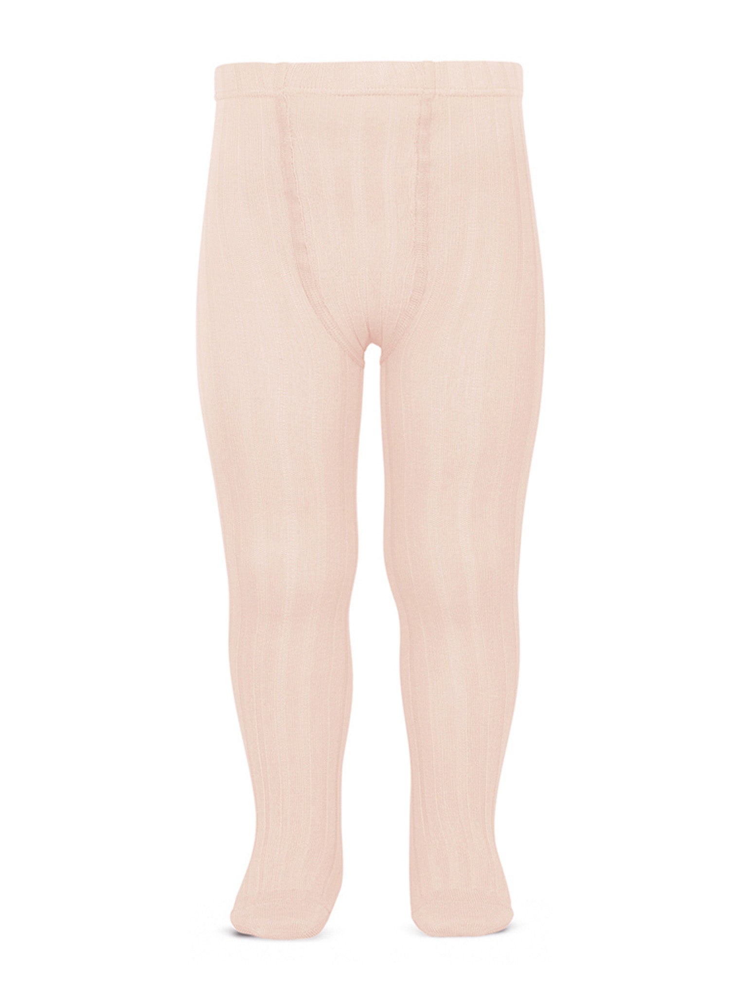 Condor nude pink ribbed tights - Rose & Albert
