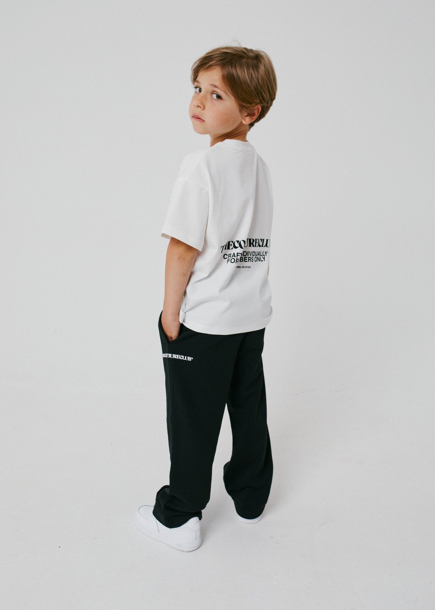 Kids Copyright T Shirt in White