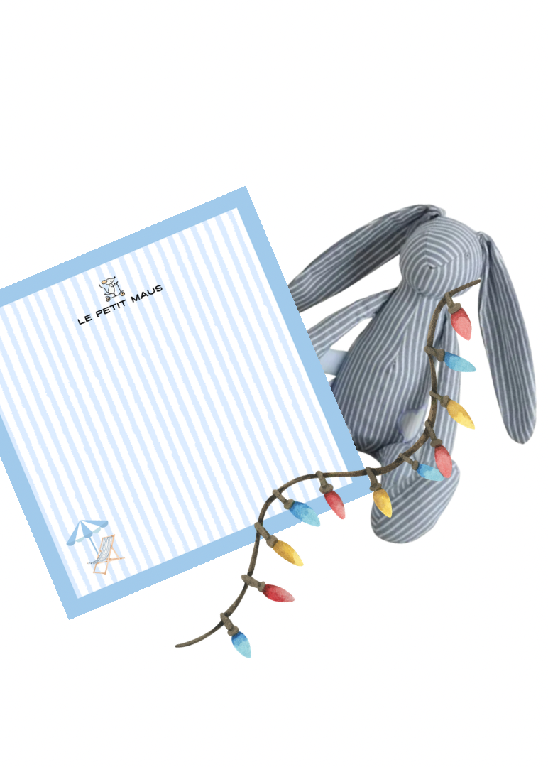 BEACH DAY BUNDLE LARRY LAPIN AND MATCHING STRIPEY SWADDLE