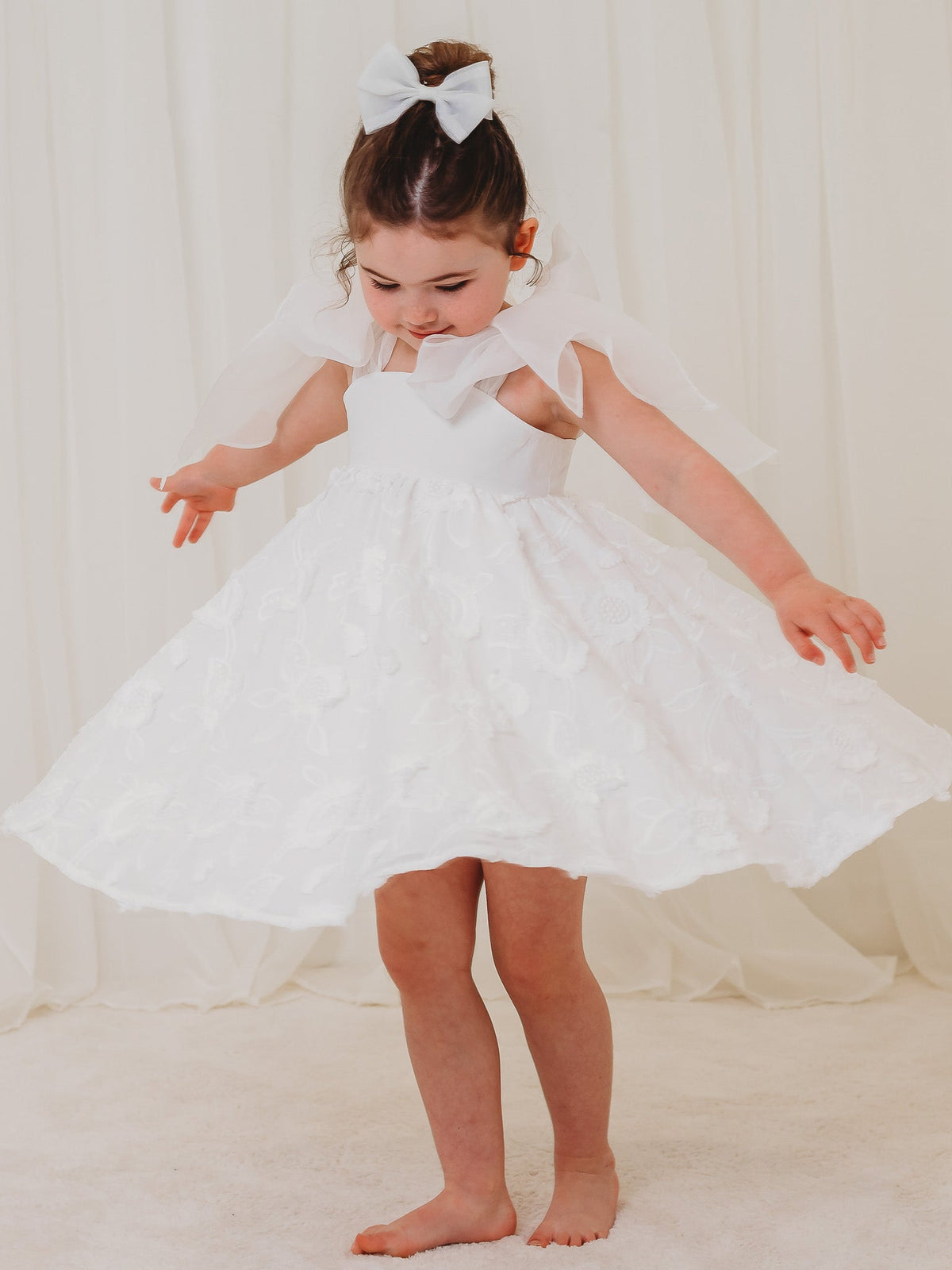 'Celine' organza hair bow - Rose & Albert