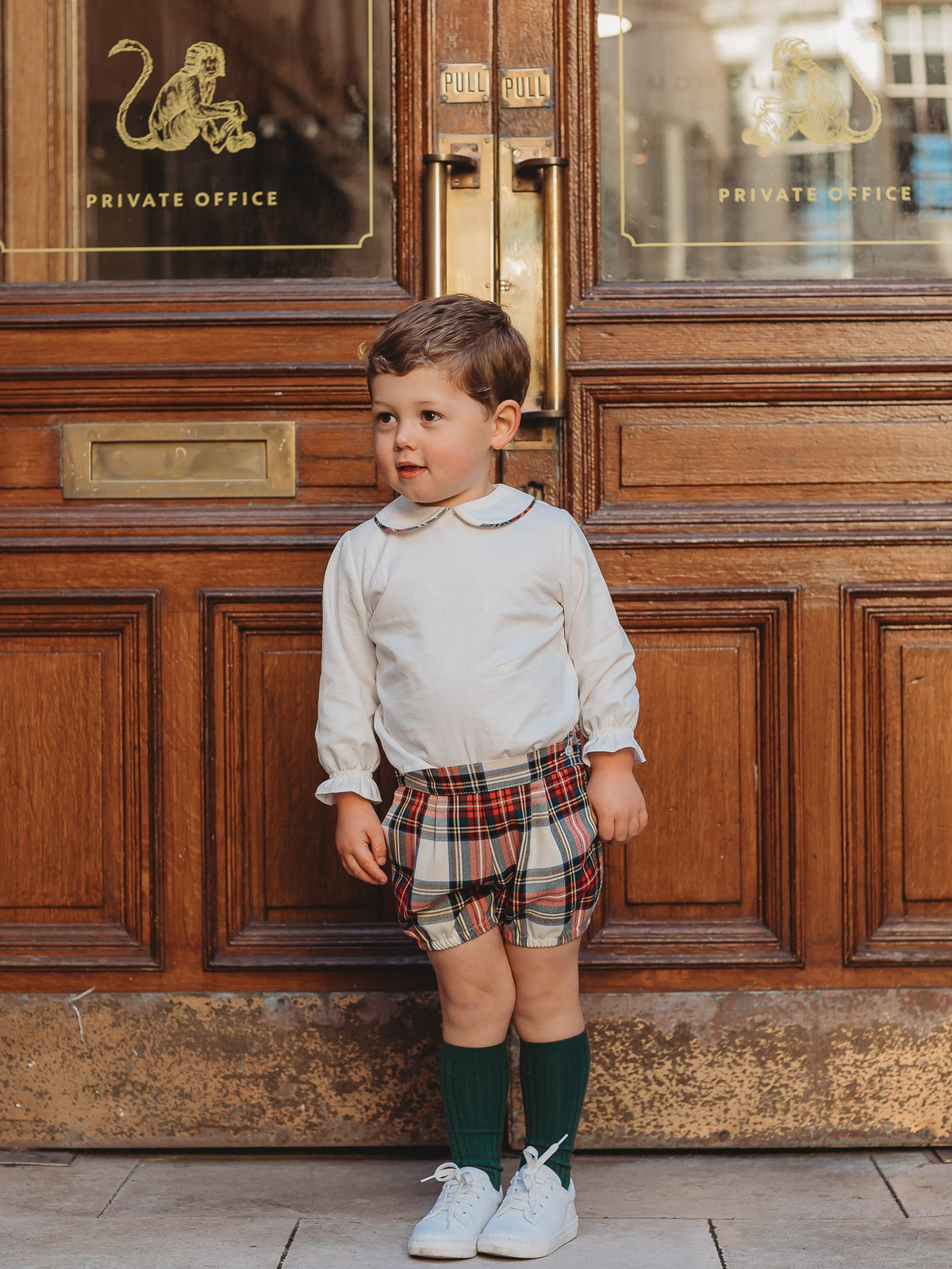 'Noelle' tartan set - Rose & Albert