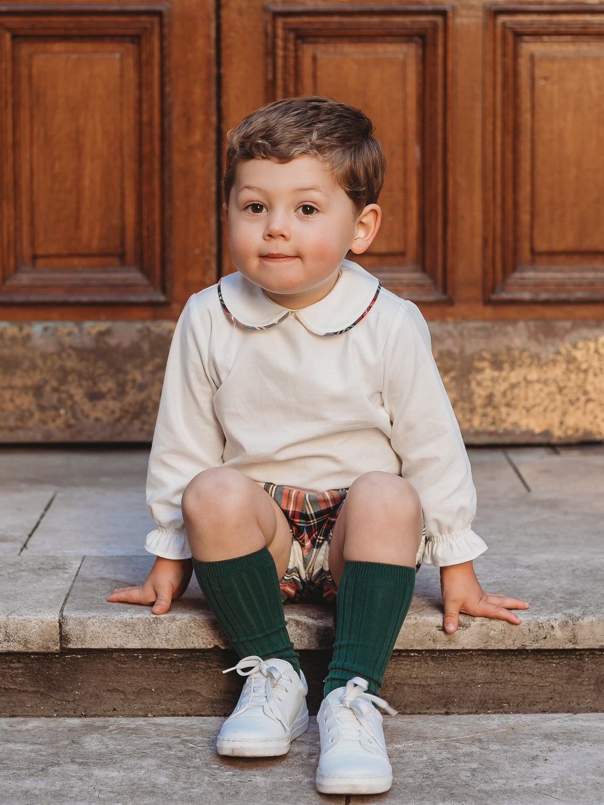 'Noelle' tartan set - Rose & Albert