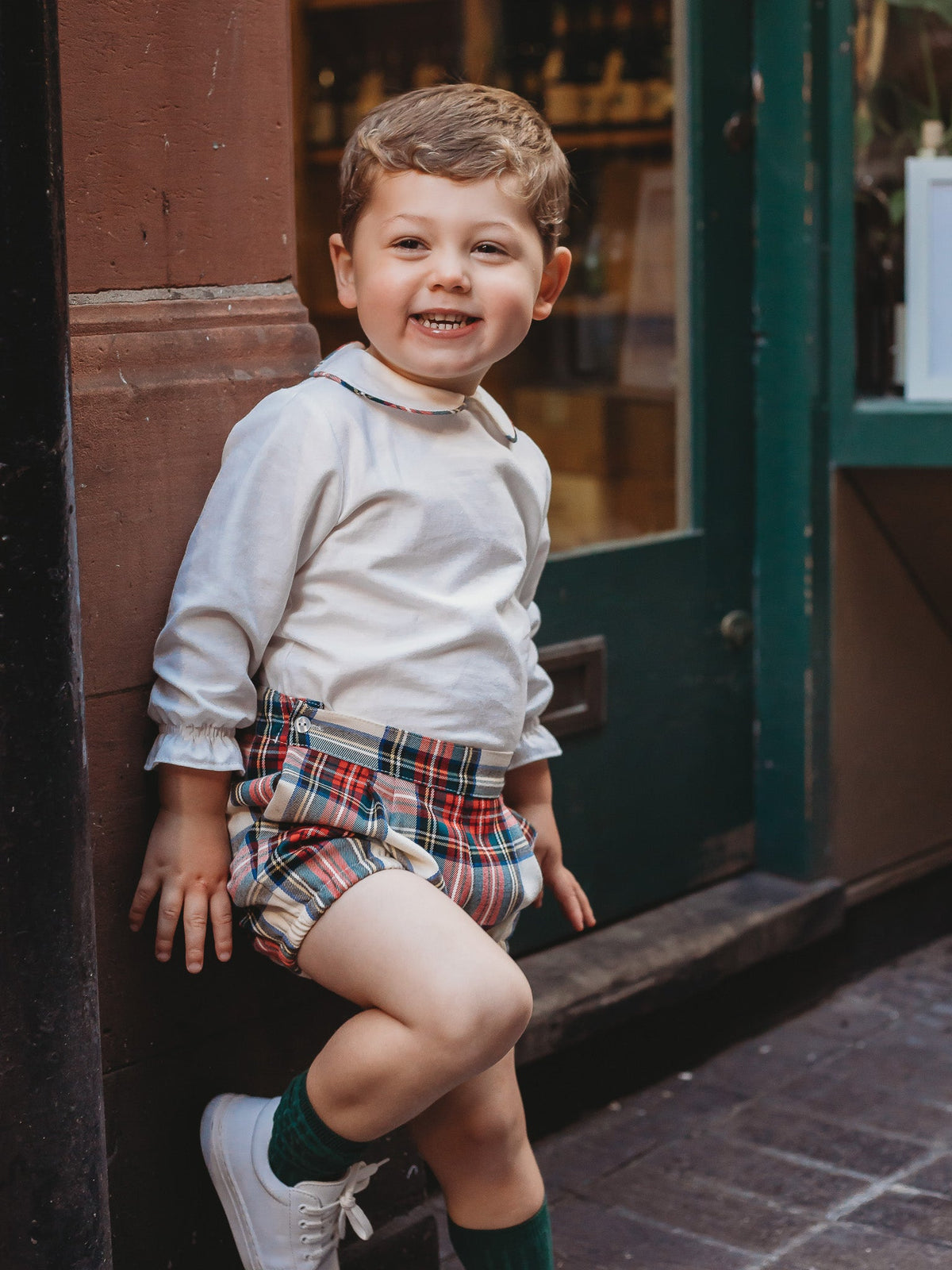 'Noelle' tartan set - Rose & Albert