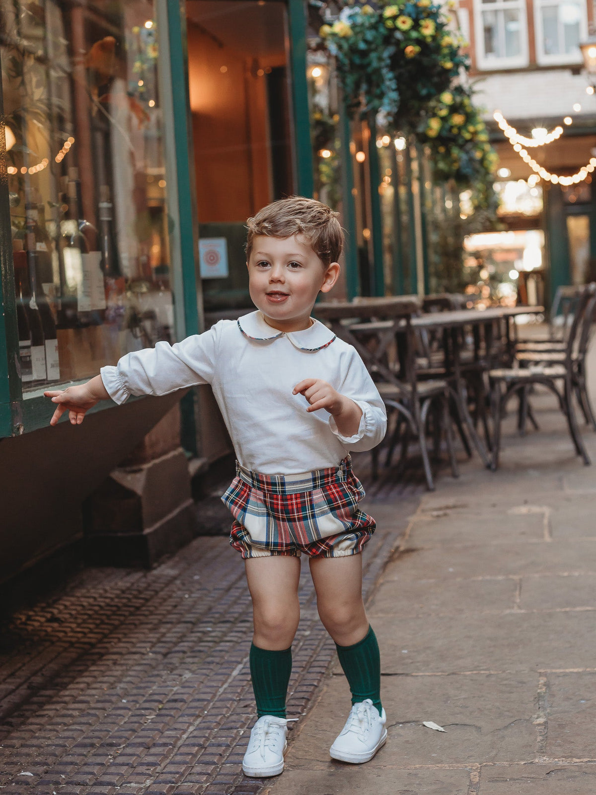 'Noelle' tartan set - Rose & Albert