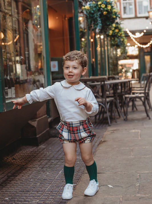 'Noelle' tartan set - Rose & Albert