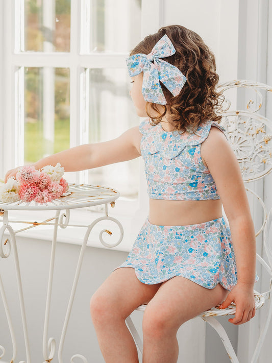 'Betsy' petal collar bikini set - Rose & Albert