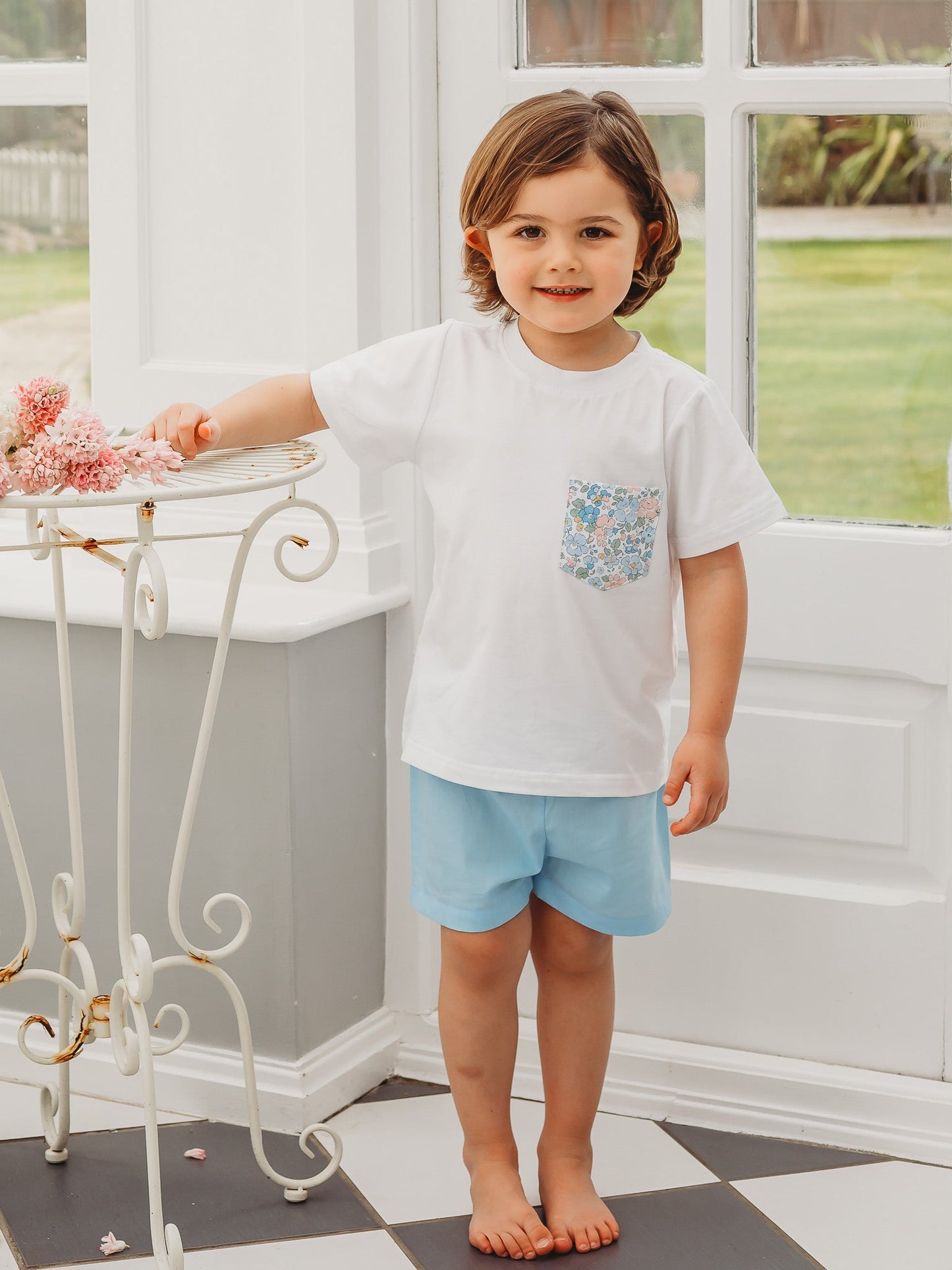 'Betsy' boys pocket tshirt - Rose & Albert