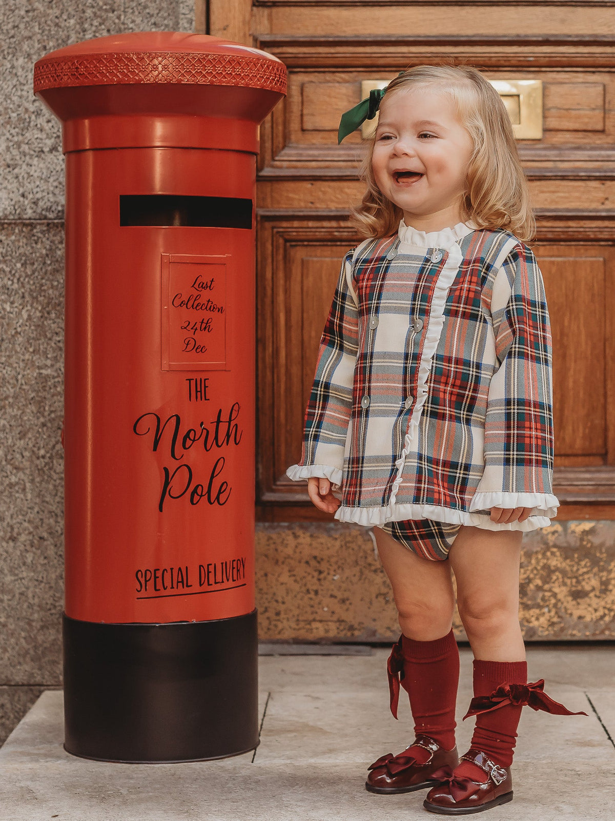 'Noelle' tartan dress & knicker set - Rose & Albert