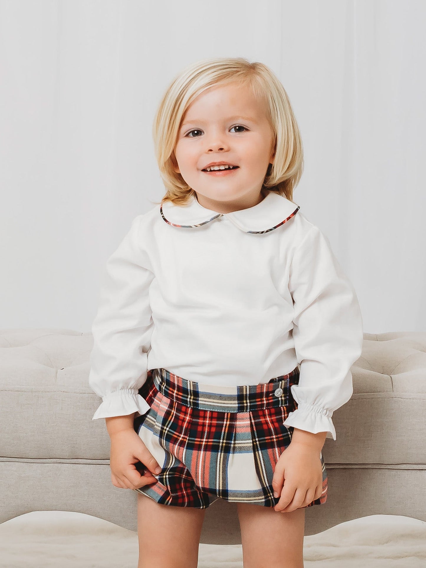 'Noelle' tartan set - Rose & Albert