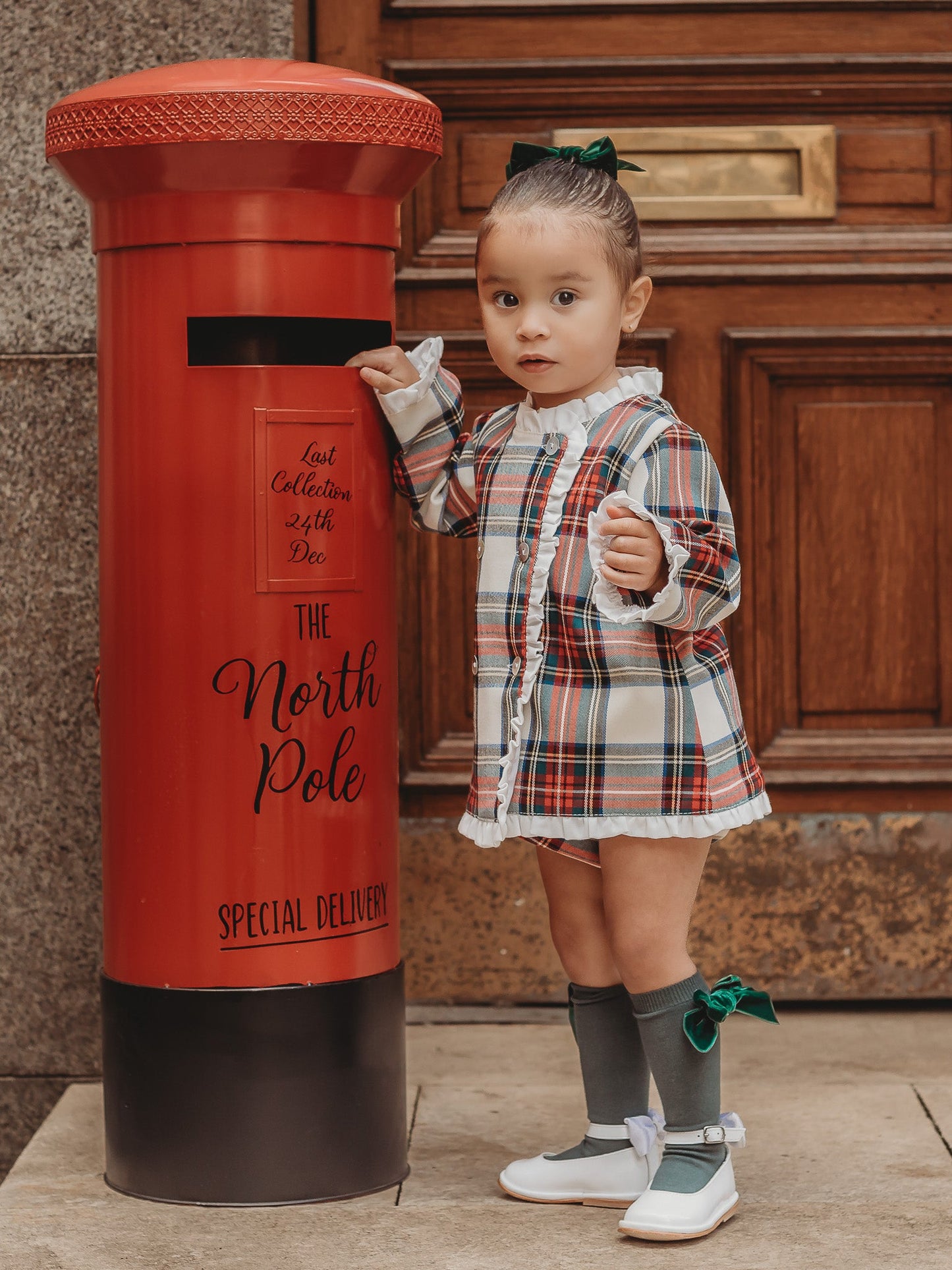 'Noelle' tartan dress & knicker set - Rose & Albert