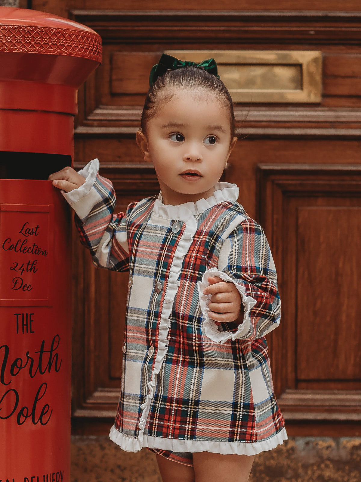 'Noelle' tartan dress & knicker set - Rose & Albert