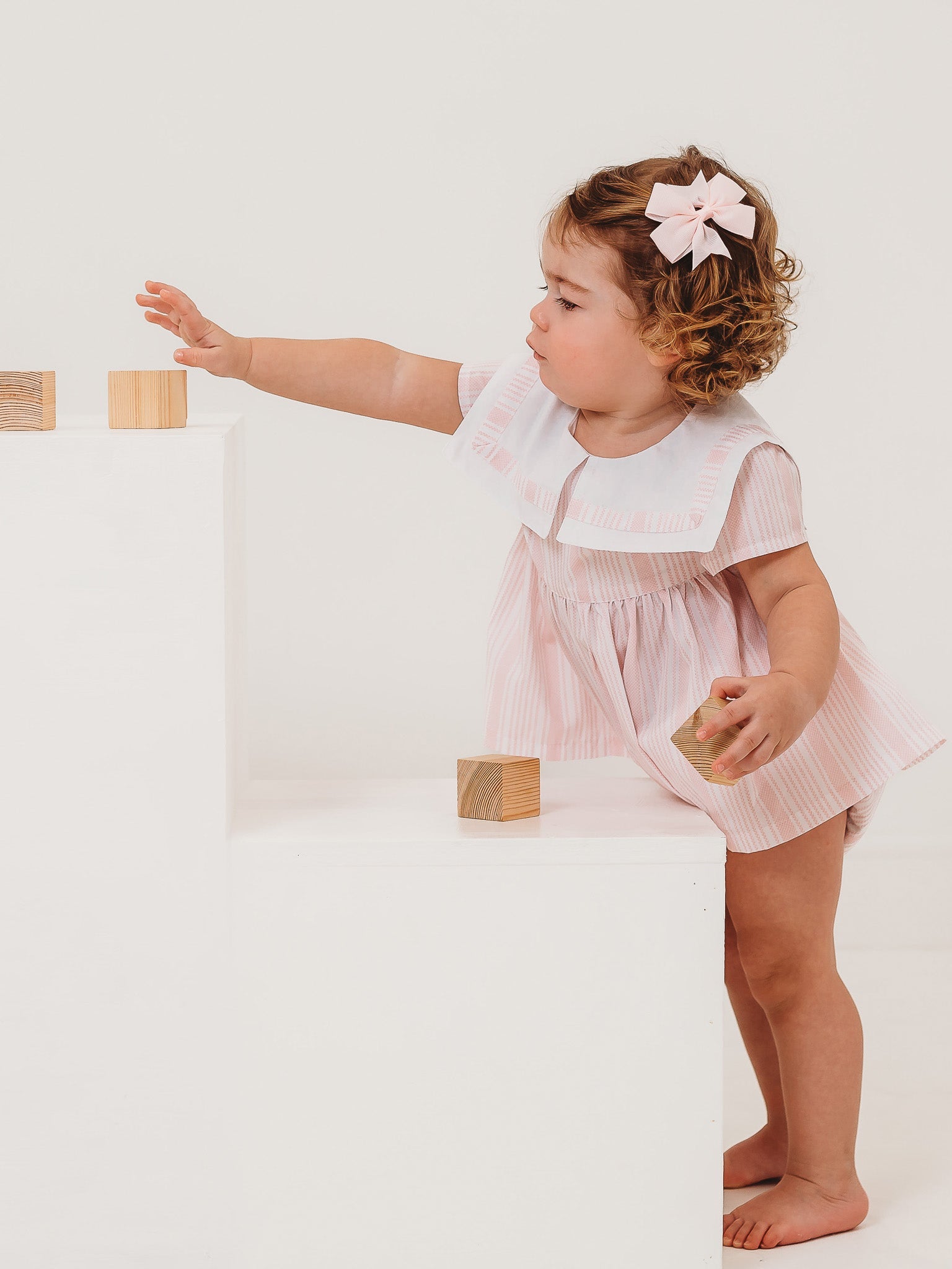 'Agnes' striped 2 piece set - Rose & Albert