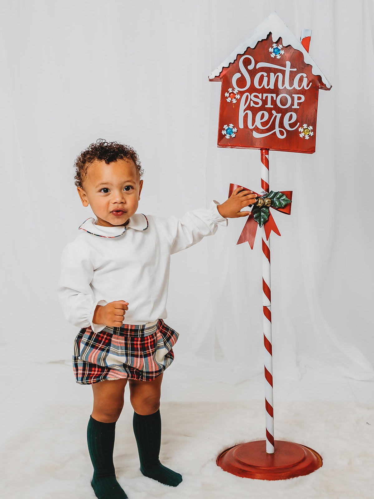 'Noelle' tartan set - Rose & Albert