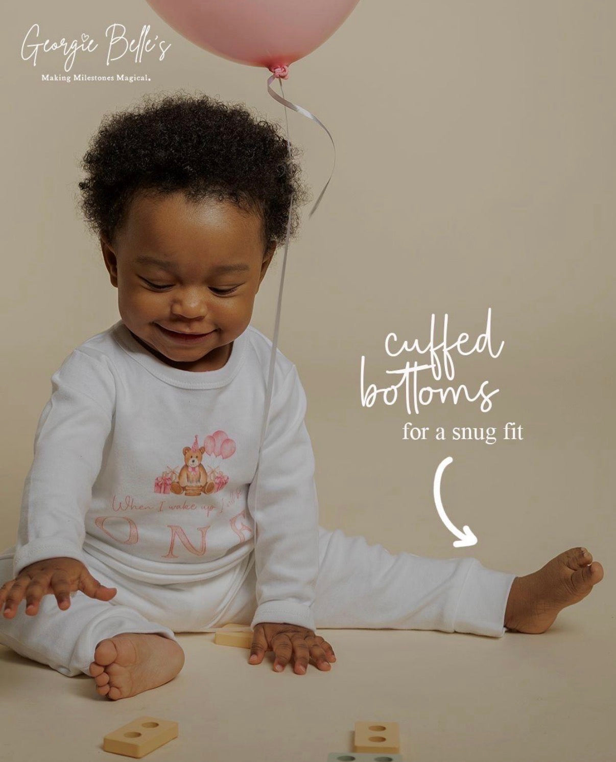 Personalised Red Stripe Birthday Pyjamas - Fairy Number Design