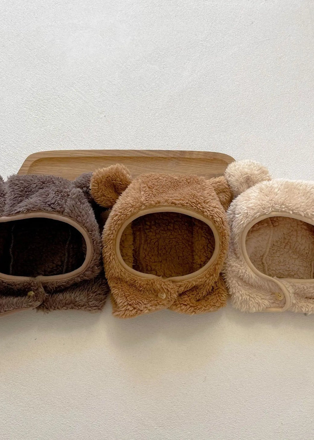 The Fur Bear Knitted Hooded Pramsuit