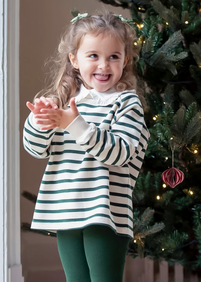 Cotton Sweatshirt in Green