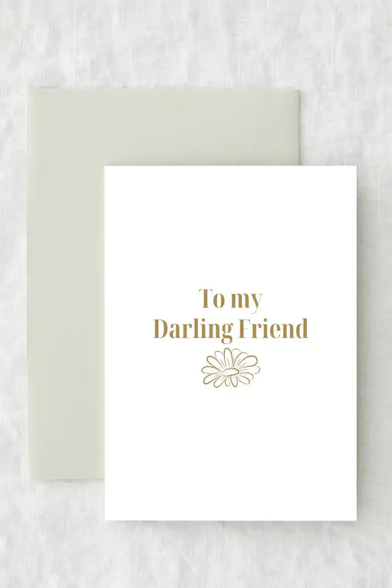 To My Darling Friend- Gift Card - Cozy Crew Club