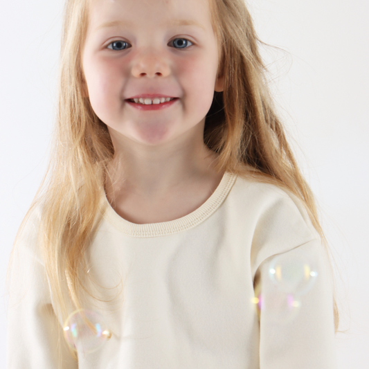 Neutral Fleece Lined Basic Tops