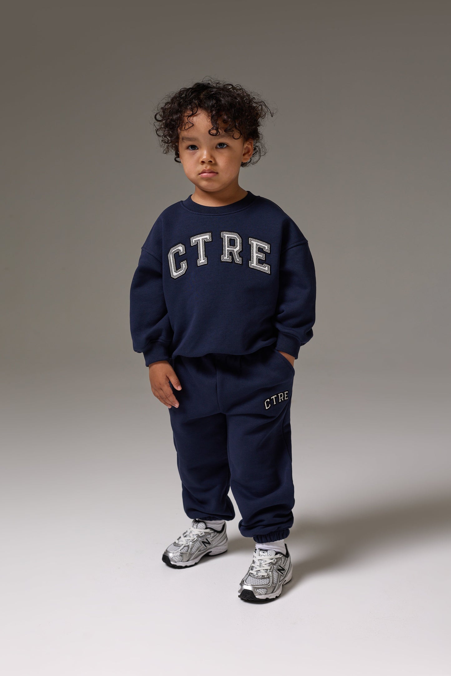 KIDS CTRE SWEATSHIRT - NAVY