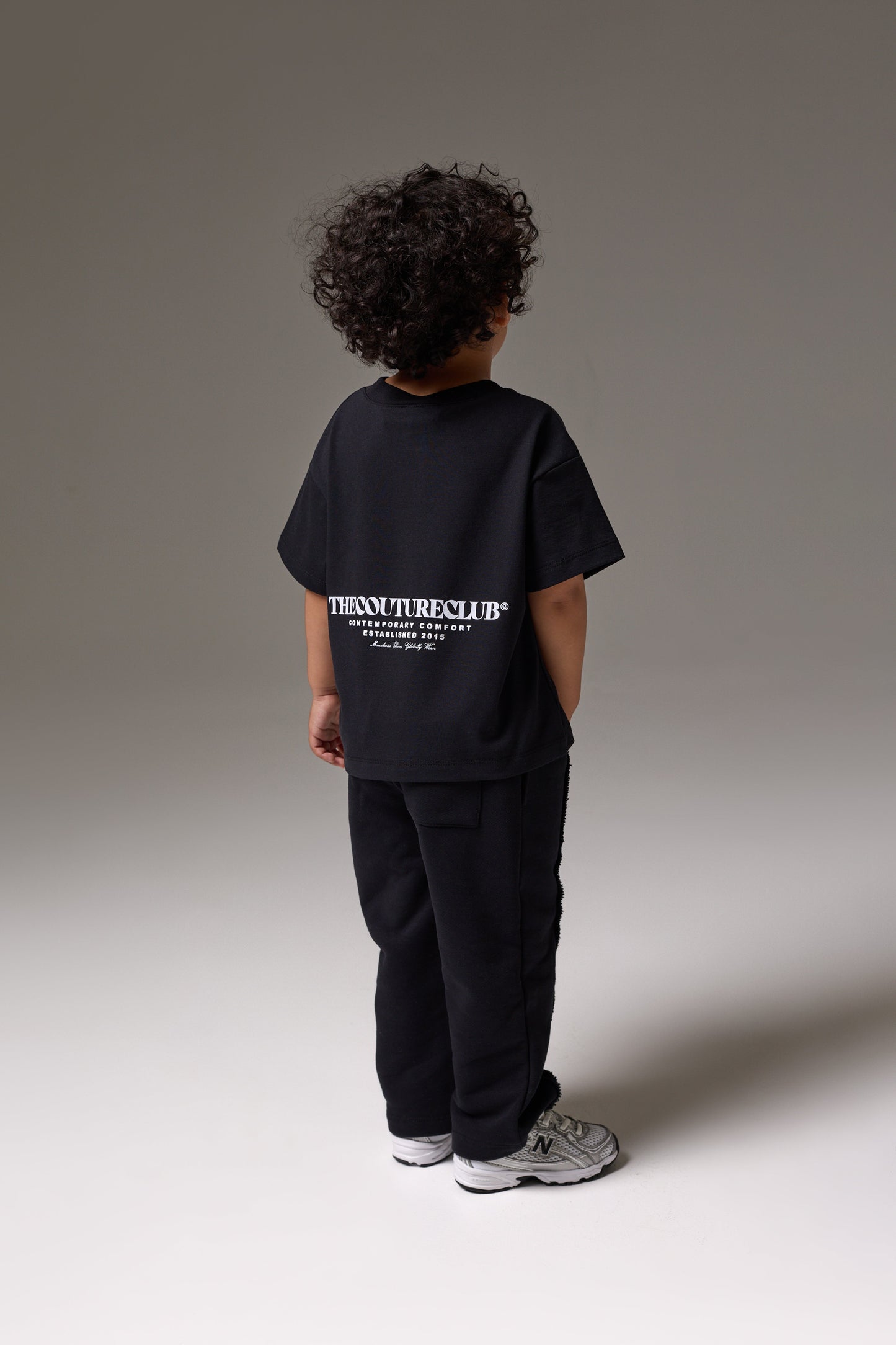 KIDS COPYRIGHT JOGGERS - BLACK
