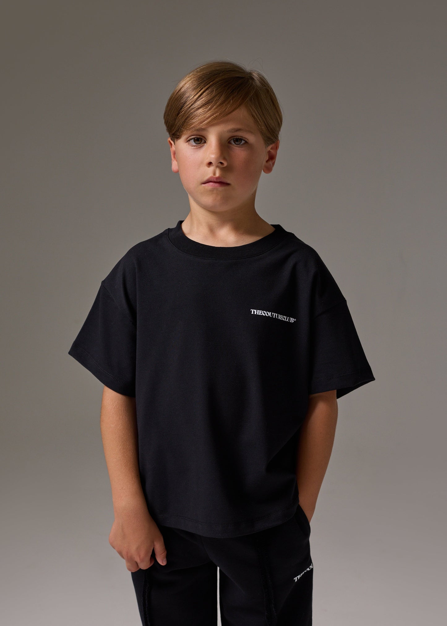 Junior Copyright T Shirt in Black
