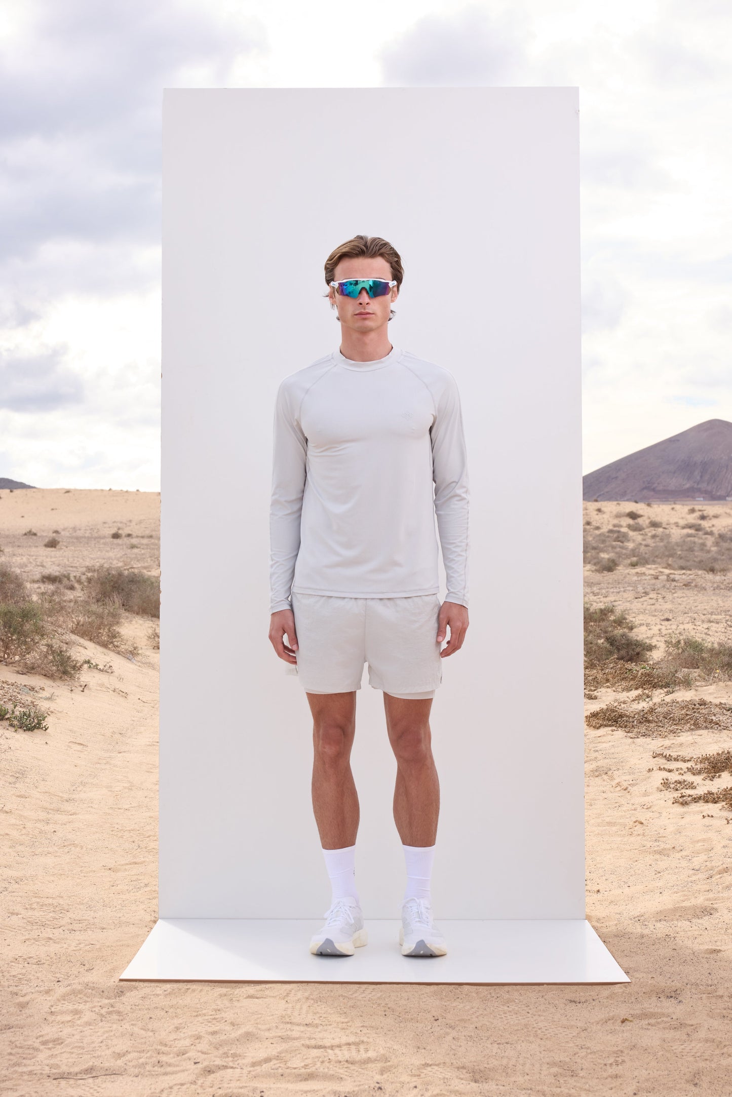 LONG SLEEVE TRAINING TOP - WHITE