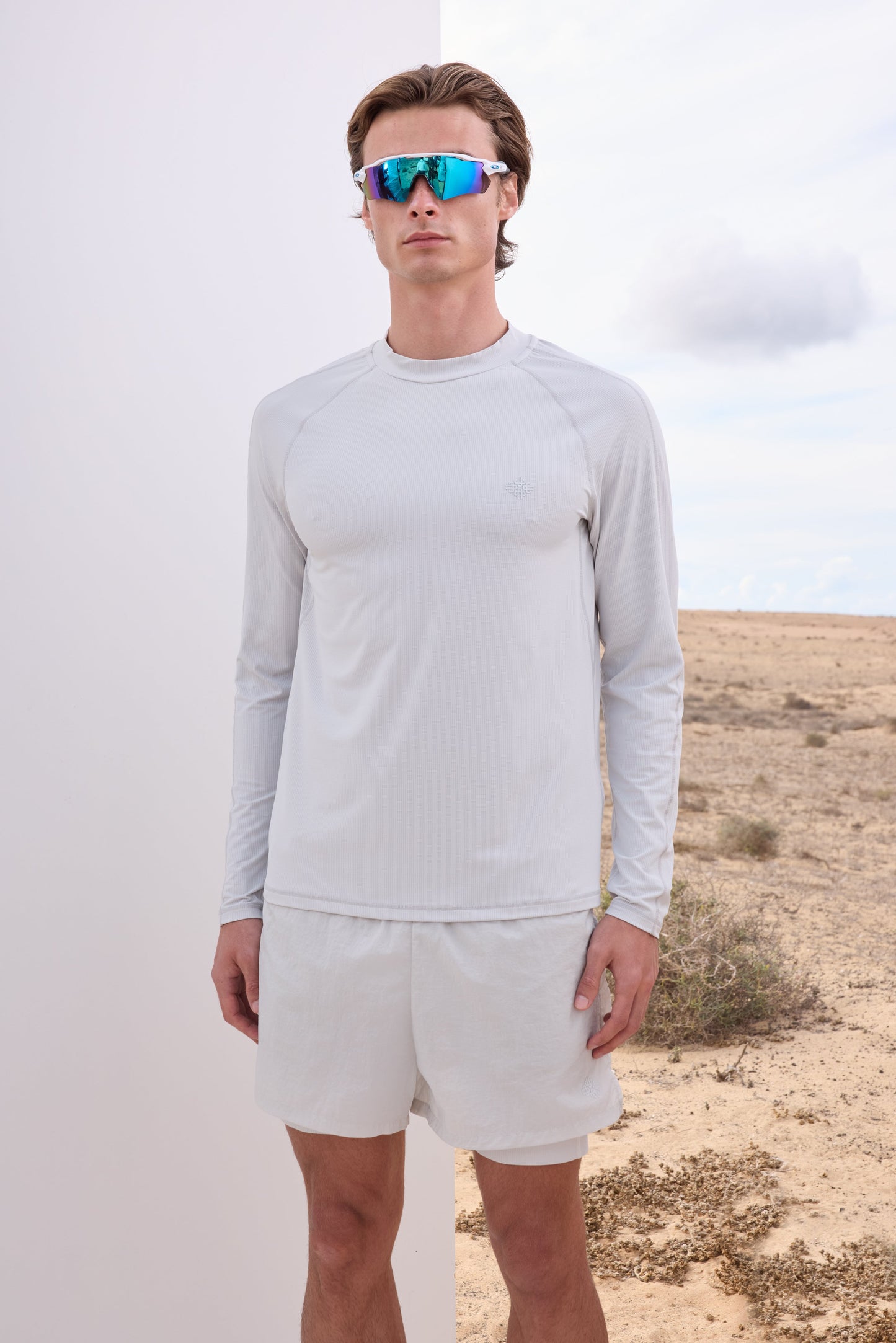 LONG SLEEVE TRAINING TOP - WHITE
