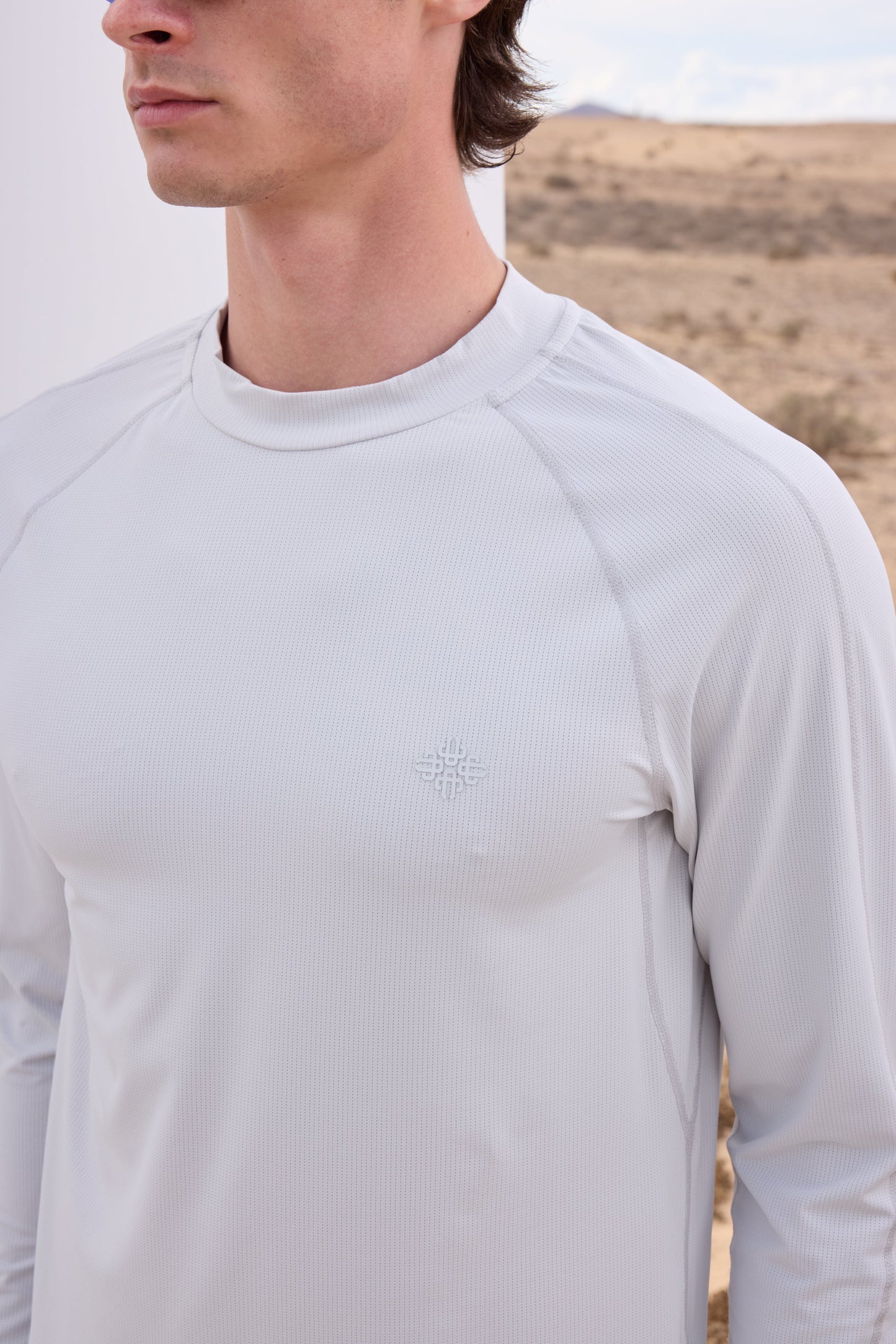 LONG SLEEVE TRAINING TOP - WHITE