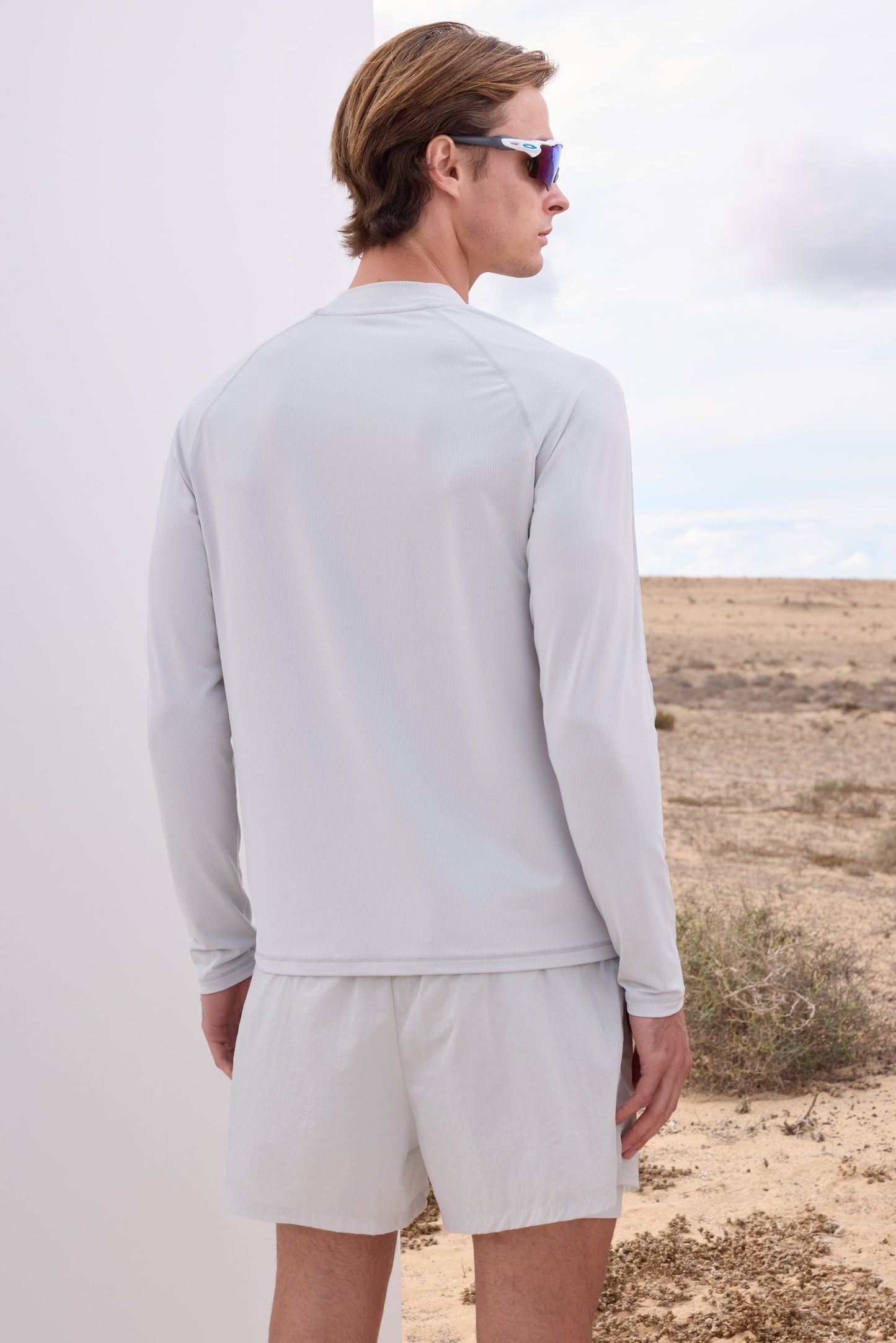 LONG SLEEVE TRAINING TOP - WHITE