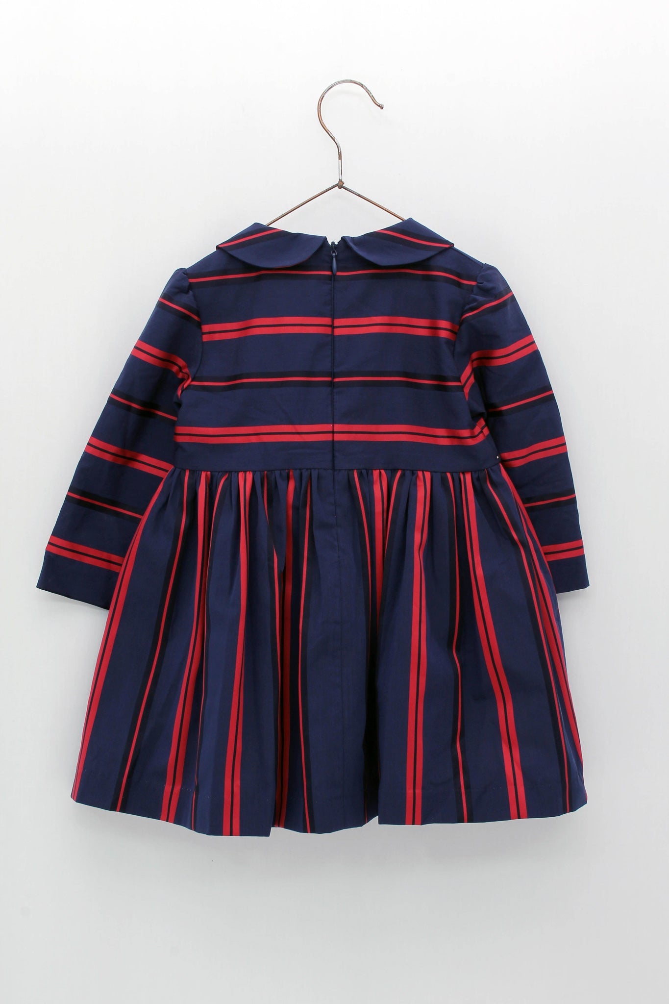 Foque Navy & Red Striped Dress - Rose & Albert