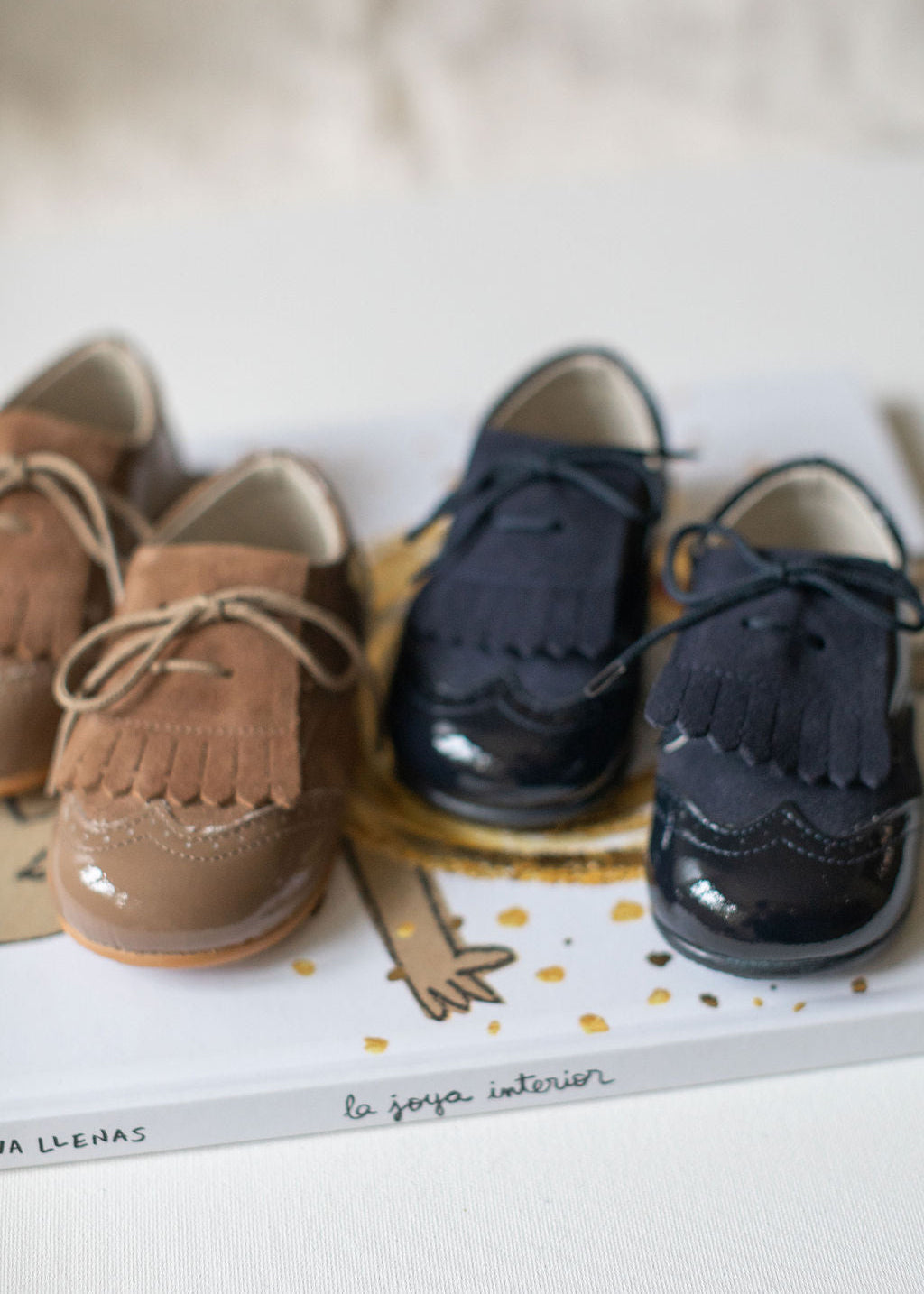 Fringe Shoes in Camel Brown