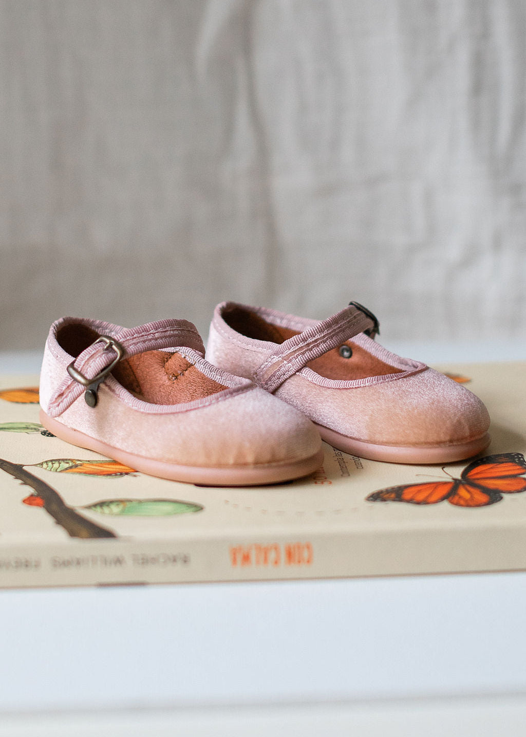 Mary Jane Velvet Deluxe in Pink