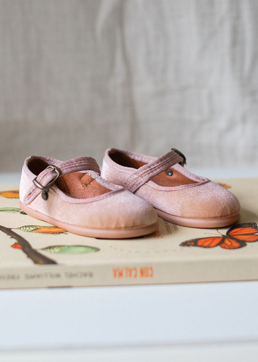 Mary Jane Velvet Deluxe in Pink