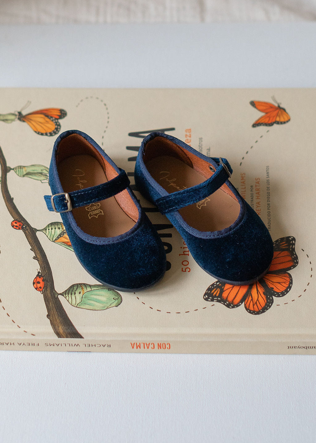 Mary Jane Velvet Deluxe in Blue