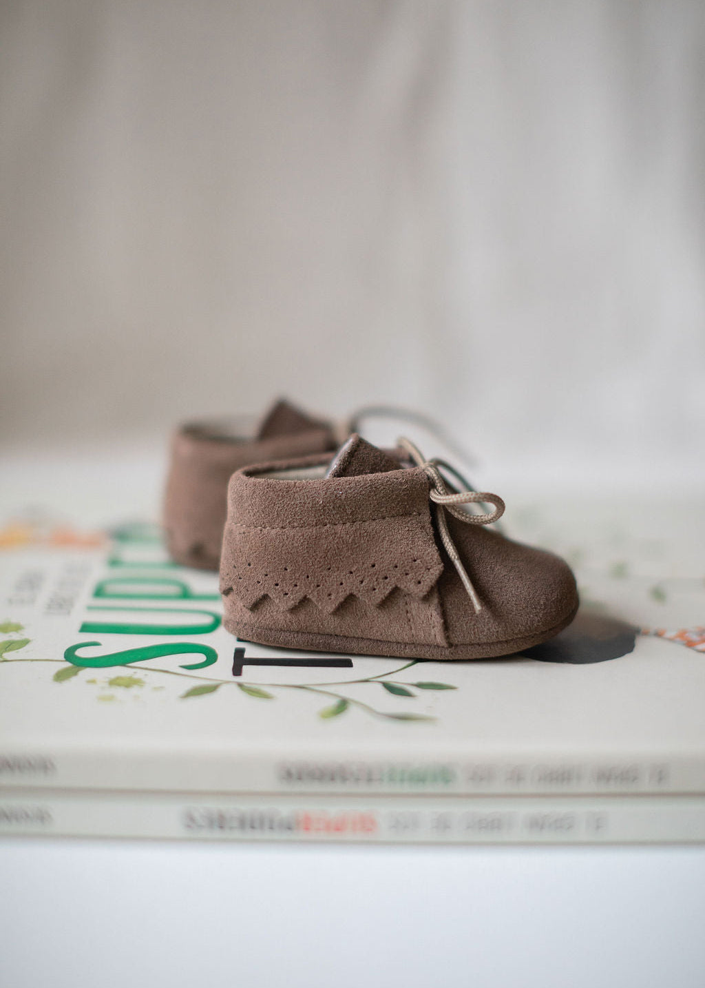 Pram Booties in Beige
