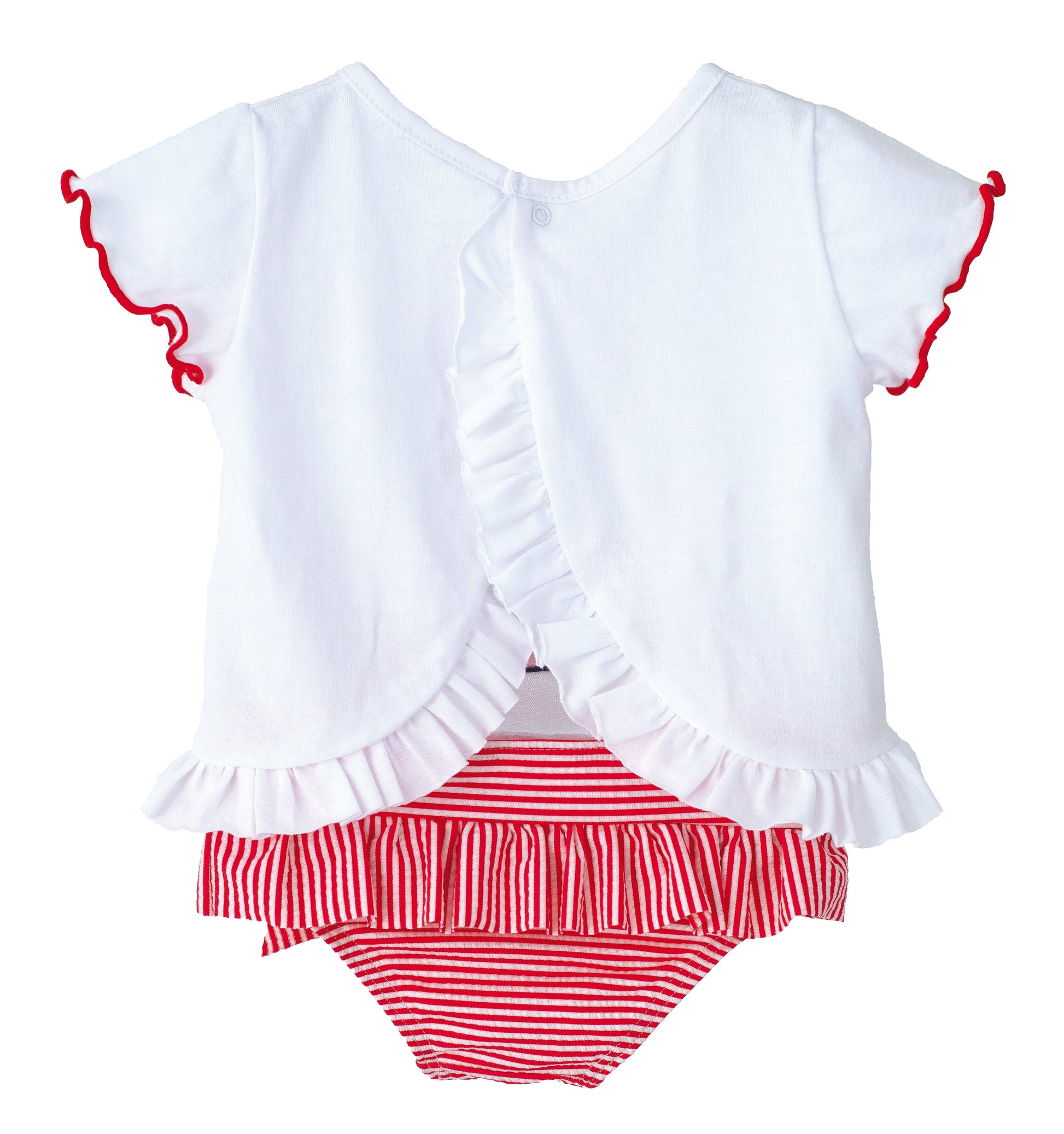 Calamaro Nautical frill swim set - Rose & Albert