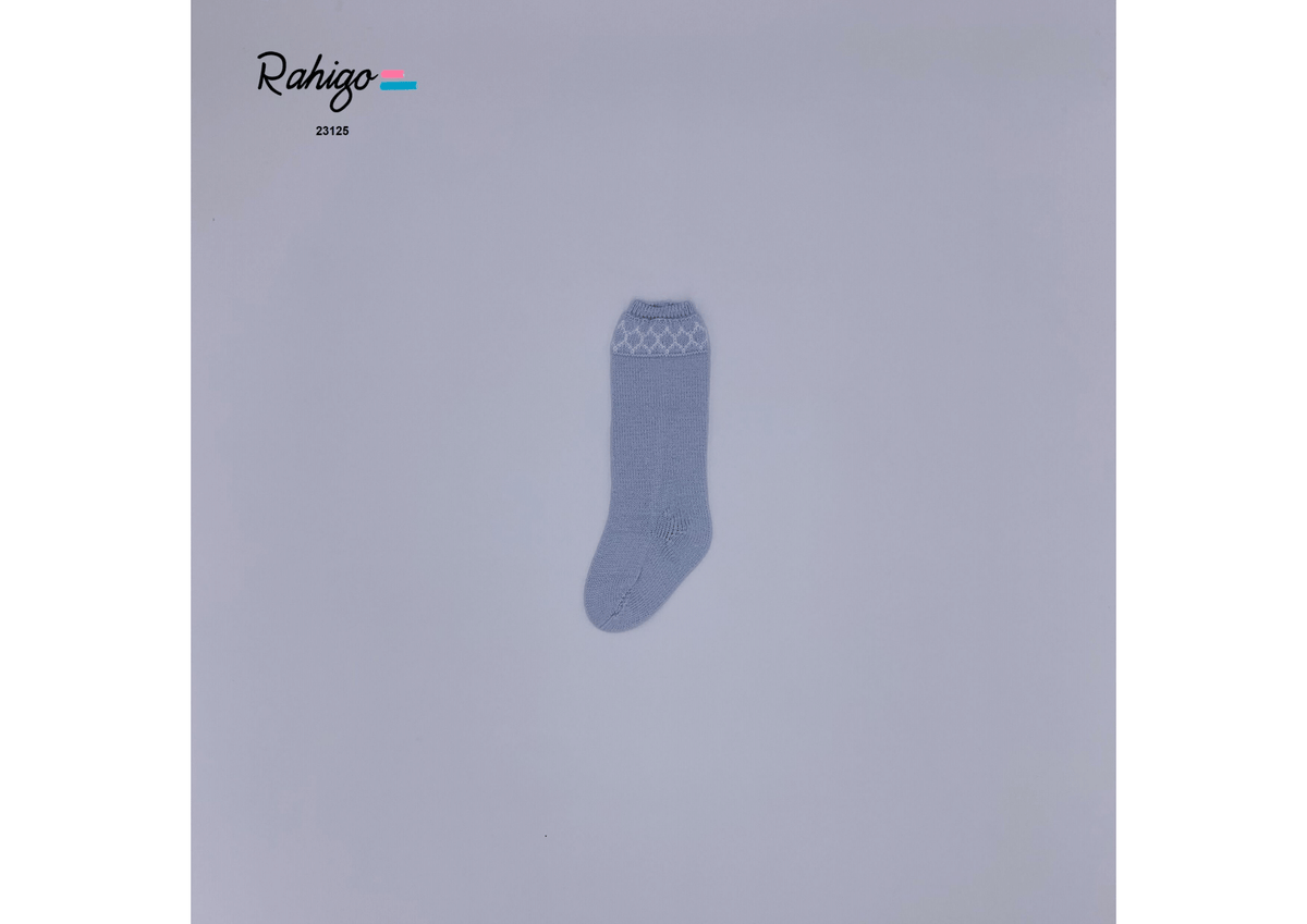 Rahigo Camel & White Knit Socks - Rose & Albert