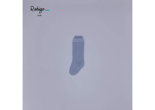 Rahigo Camel & White Knit Socks - Rose & Albert