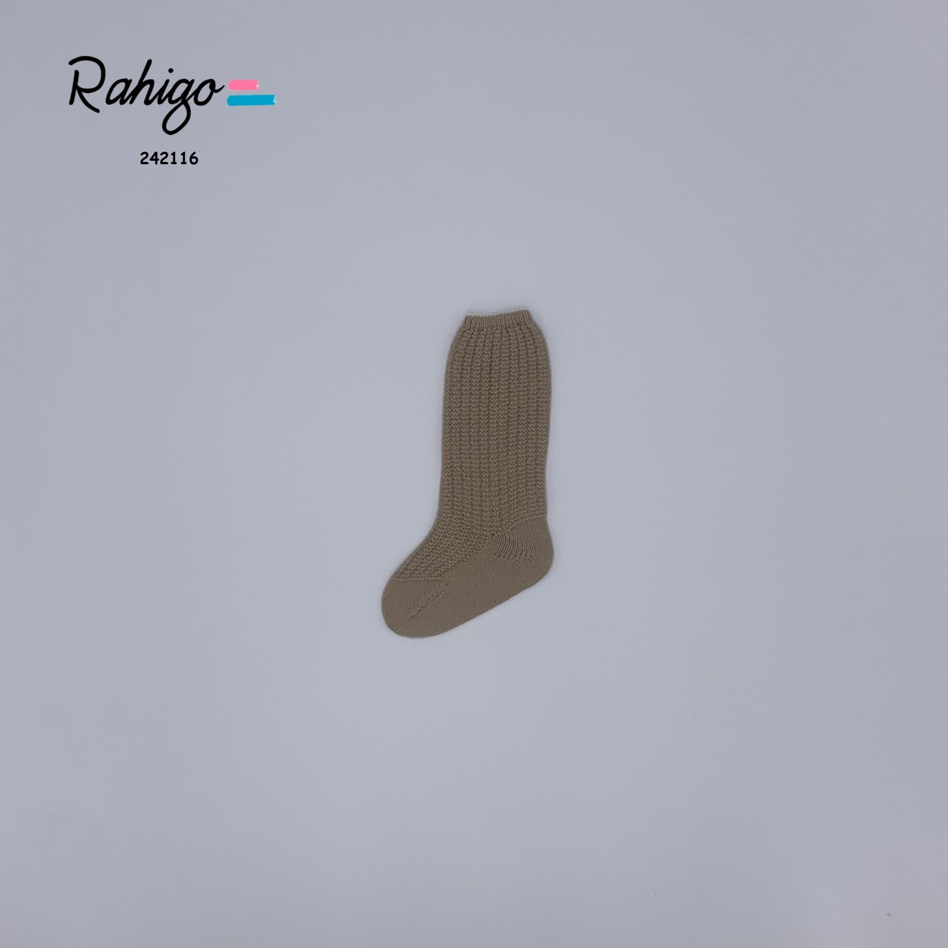 Rahigo Camel knitted socks - Rose & Albert