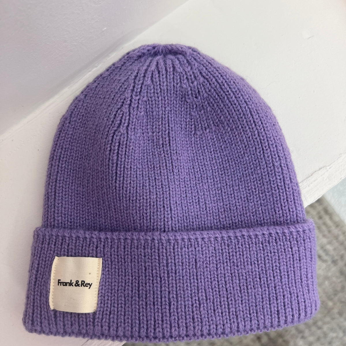 Lux knit beanie - Lilac