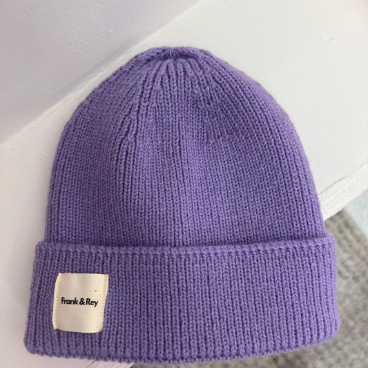 Lux knit beanie - Palma Violet