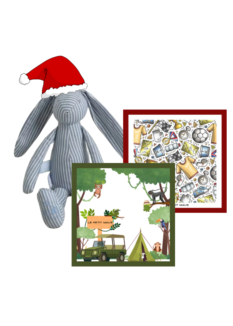 LARRY LAPIN AND 2 SWADDLES LUXURY GIFT SET