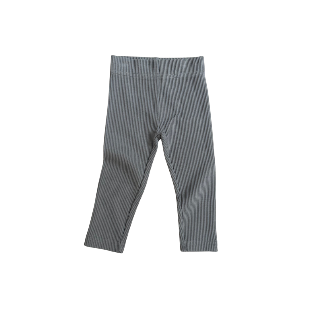 Ribbed Leggings - Powder Blue