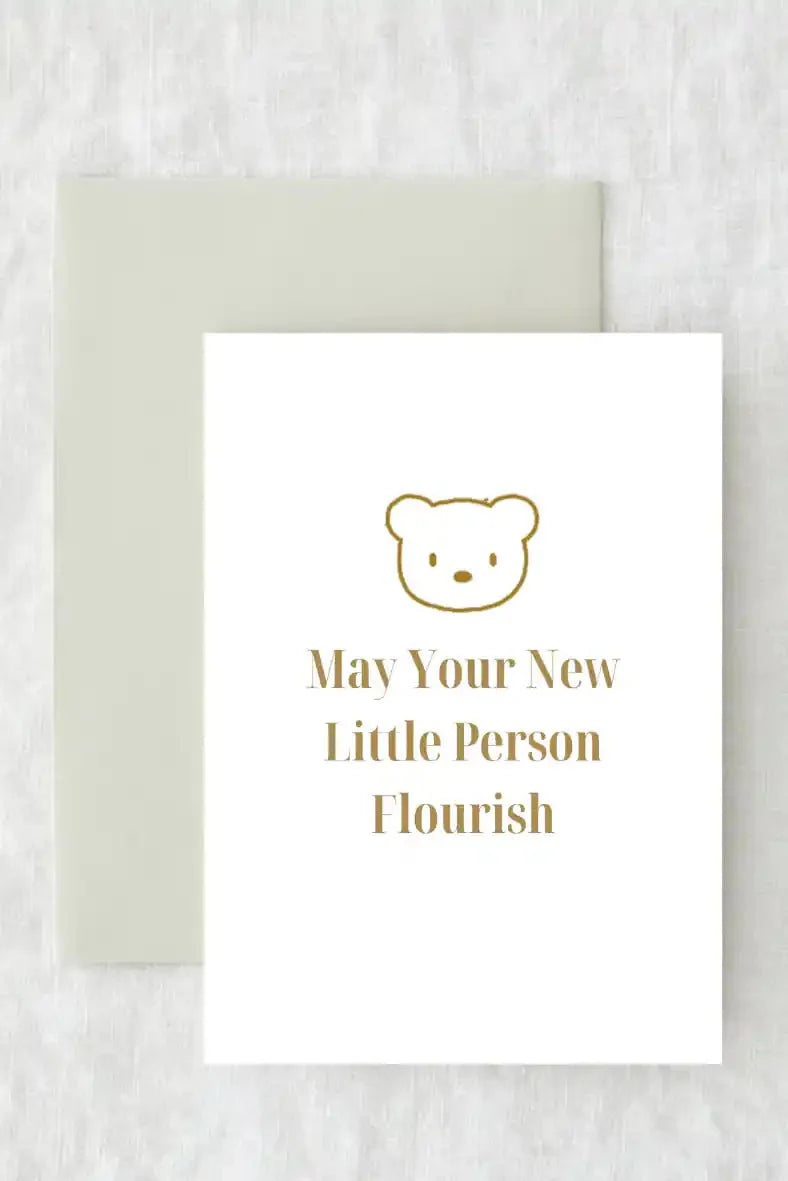 May Your New Little Person Flourish - Gift Card - Cozy Crew Club