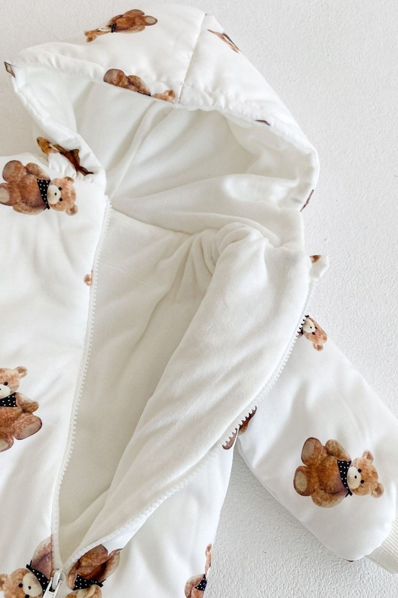 The Bear Puffer Suit with Hood - Cozy Crew Club